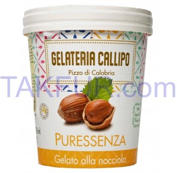 Мороженое Gelateria Callipo Puressenza с лесным орехом 300г - Фото