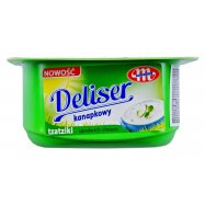 Сыр Mlekovita Deliser тцадзики мягкий кремовый 45% 125г - Фото