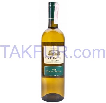 Вино Ca` Ernesto Pinot Grigio Veneto сухое белое 11,5% 0,75л - Фото