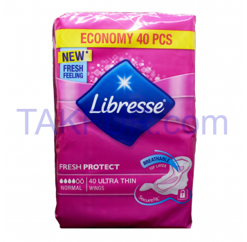 Прокладки Libresse Normal гигиенические ультратонкие 40шт - Фото