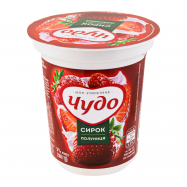 Сырок Чудо Клубника взбитый 5% 200г - Фото