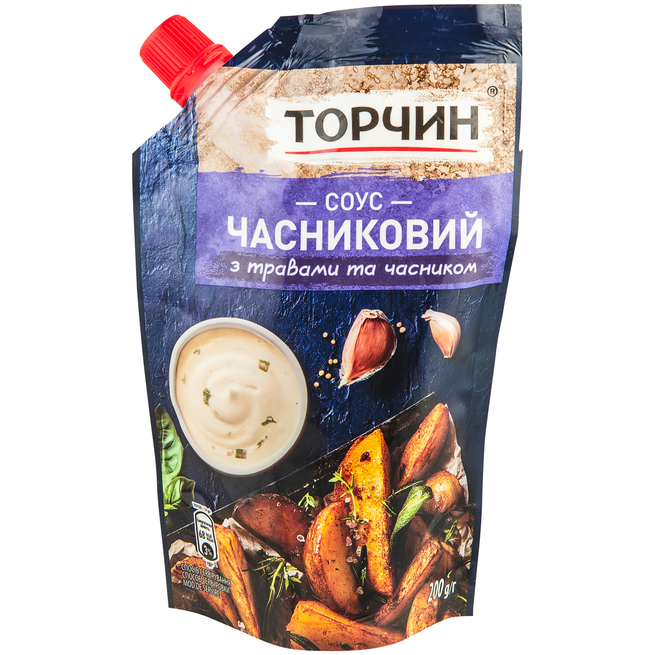 Соус Торчин Чесночный с итальянскими травами 200г купить онлайн с ...