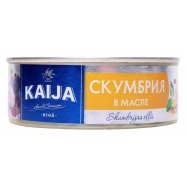 Консервы рыбные Kaija Скумбрия в масле 240г - Фото