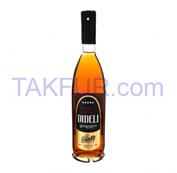 Напиток алкогольный Dideli 5 звезд крепкий 40% 0.5л - Фото