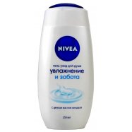 Гель-уход Nivea Увлажнение и забота для душа 250мл - Фото