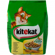 Корм для кошек Kitekat с курицей и овощами сухой 1.8кг - Фото