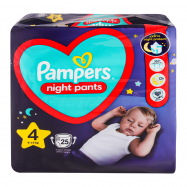 Трусики-подгузники Pampers Night pants 9-15кг 4 25шт/уп - Фото