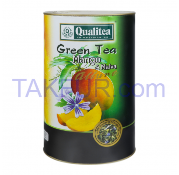 Чай Qualitea Mango&Malva Allure зеленый 100г - Фото