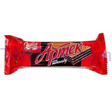 Вафли Світоч Артек вкус шоколада 80г - Фото