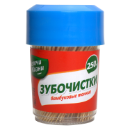 Зубочистки Мелочи Жизни бамбуковые тонкие 250шт - Фото