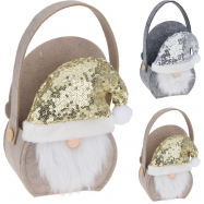 NY СУМКА ДЕКОР. 140X90X230MM : ЗОЛ.СРІБ. - Фото