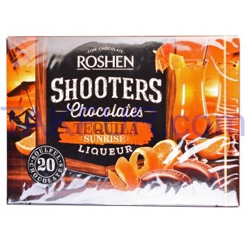 Конфеты Roshen Shooters Текила санрайз шоколадные 150г - Фото