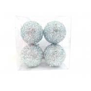 ТН НАБІР КУЛЬ 80ММ 4ШТ : СИНІЙ2 - Фото