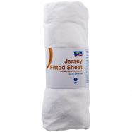 ARO ПРОСТИРАДЛО НА РЕЗИНЦІ 90Х200 СМ : БІЛИЙ - Фото