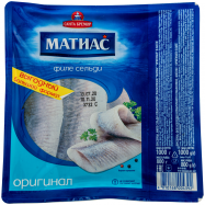 Сельдь Матиас Оригинал филе в масле слабосоленая 1000г - Фото