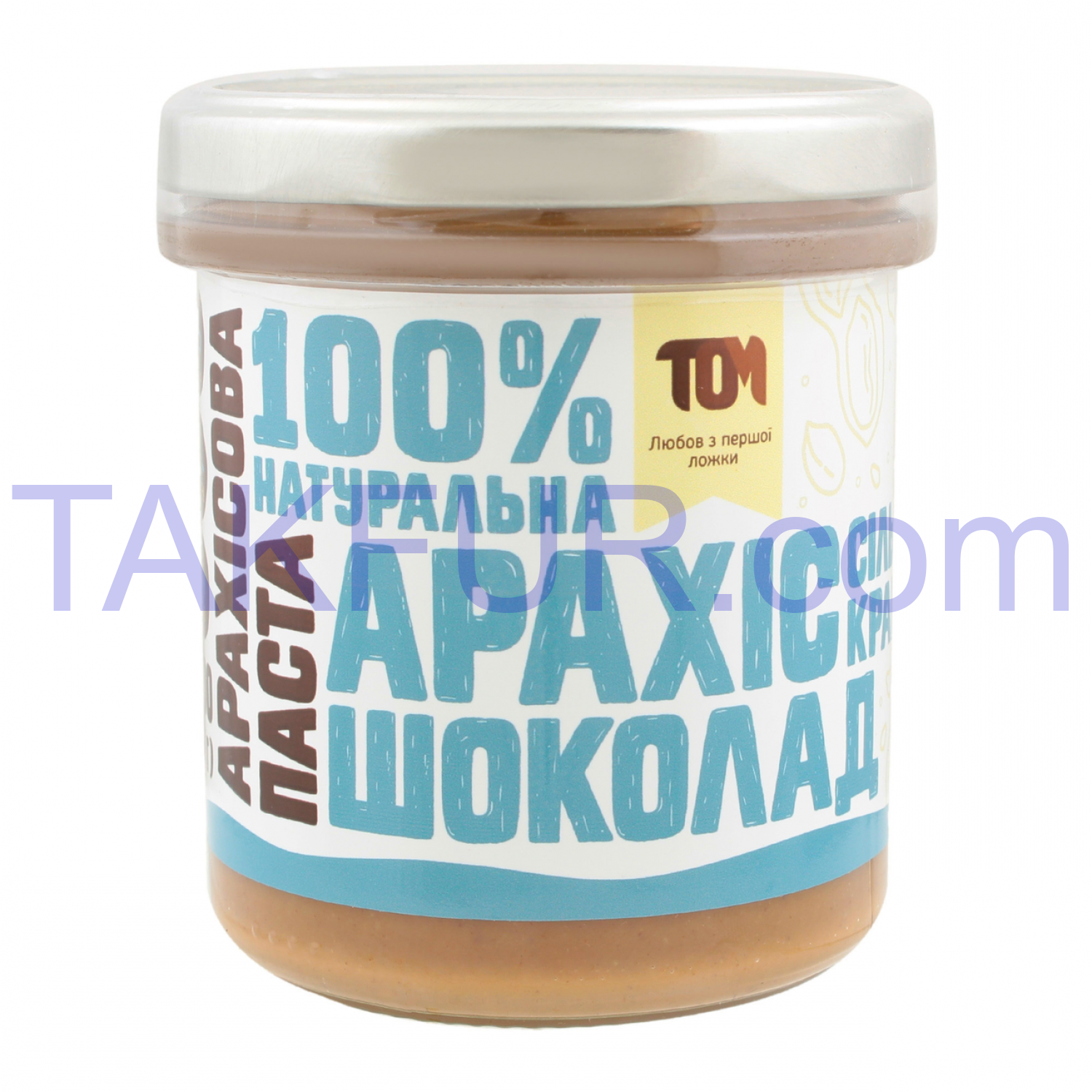 Паста арахисовая Том Кранч с черным шоколадом и солью 300г купить ...