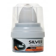 Крем-блеск для обуви Silver черный 50мл - Фото