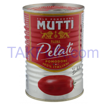 Томаты Mutti очищенные в томатном соке 400г - Фото