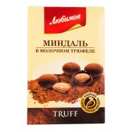 Драже Любимов Миндаль в молочном трюфели 100г - Фото