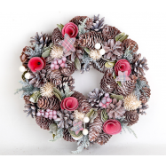 ТН ВІНОК З ТРОЯНДАМИ 26СМ - Фото