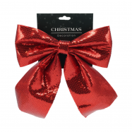 Бант червоний колір 300X35X240 мм - Фото