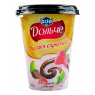 Десерт Дольче Клубника-киви с шоколадом творожный 3.4% 400г - Фото