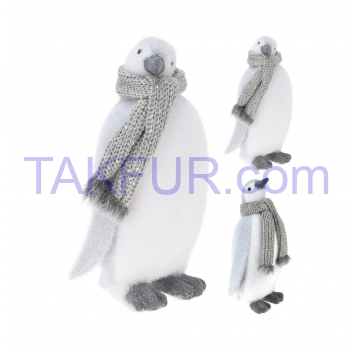Декоративна фігура у формі пінгвіна 16X15X34 см - Фото