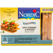 Хлебцы Nordic хрустящие из злаков пшеничные 100г - Фото