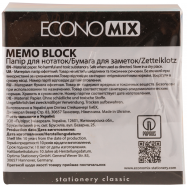 Бумага для заметок Economix №20943 85х85мм клееная 400шт/уп - Фото