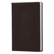 Дневник датированный Nubuck темно коричневый А5 - Фото