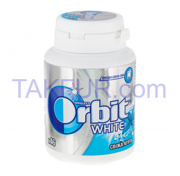 Резинка жевательная Orbit White Freshmint без сахара 64г - Фото