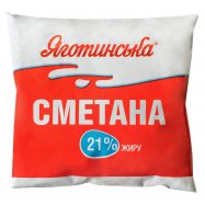 Сметана Яготинська 21% 400г