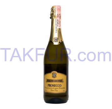 Вино Valmarone Prosecco Extra Dry полуигр/б 11% 0,75 - Фото