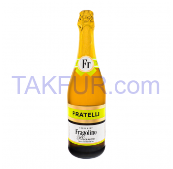 Напиток винный Fratelli Fragolino Bianko белый 6-6.9% 0.75л - Фото