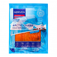 Лосось Norven Арктический голец холодного копчения 120г - Фото