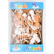 Печенье Friendy Мини-Мишутка с молоч глазурью сдобное 0,9кг - Фото