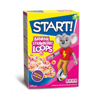 START КІЛЬЦЯ З ПОЛУНИЦЯ БАНАН 250Г - Фото