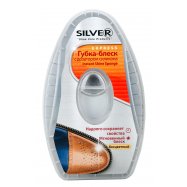 Губка-блеск Silver с дозатором силикона бесцветная 6мл 1шт - Фото