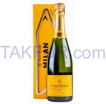 Шампанское Veuve Clicquot белое брют 12% 750мл - Фото