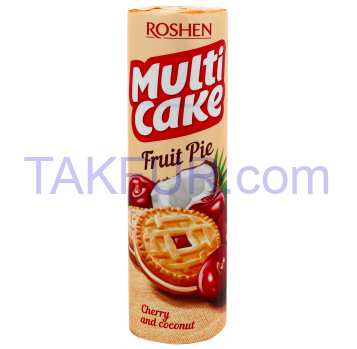 Печенье Roshen Multicake Вишня-Кокос 195г - Фото