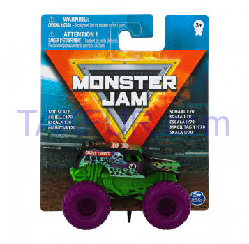 Машинка Monster Jam №6047123 игрушечная 1:70 1шт - Фото