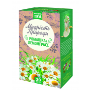 Чай Поліський чай Мудр Природы Ромашка-лемонгр 1,5г*20шт 30г - Фото