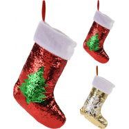 ШКАРПЕТКИ НОВОРІЧНІ 27X4X39CM - Фото