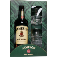 Виски Jameson ирландский 40% 0,7 + стаканы 300мл 2шт под уп - Фото