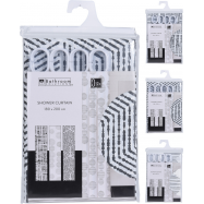 Завіса для душу 180X200см 12 гачків - Фото