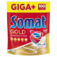 Таблетки д/посуд машины Somat Gold Giga Plus 100шт 1920г - Фото