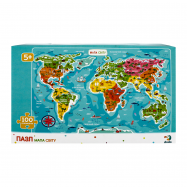 Пазл Dodo Карта Мира №300110 для детей от 3-х лет 1шт - Фото
