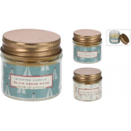 Свічка ароматична у свічнику 62X55мм - Фото