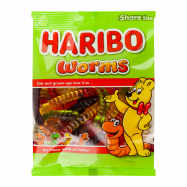 Конфеты Haribo Worms желейные неглазированные 150г - Фото