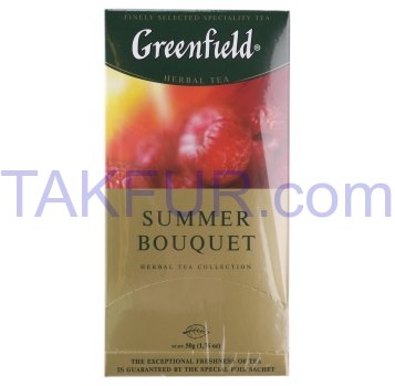 Чай Greenfield Summer Bouquet травяной 25*2г/уп - Фото